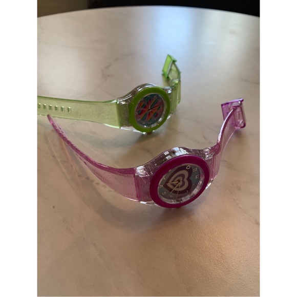 Pair of 2 - Festival 90s Inspired Jelly Watches - Picture 4 of 5